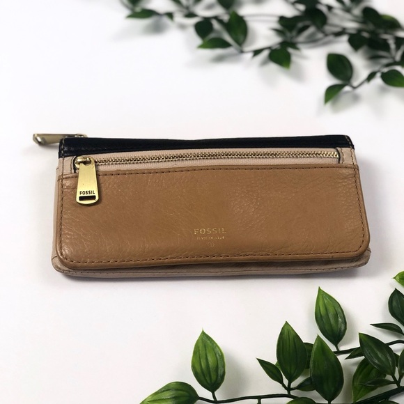 Fossil Preston Leather Colorblock Wallet - Picture 2 of 8